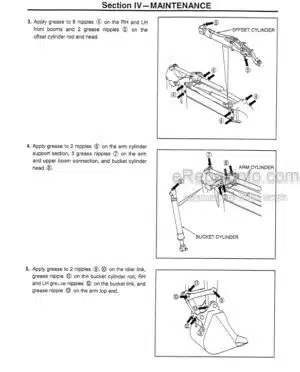 Photo 1 - Kobelco SK70SR SK70SR-1E Operators And Parts Manual Hydraulic Excavator Optional Attachment Offset Boom S2YT02001ZE-03NA