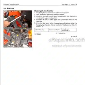 Photo 1 - Kubota B2320HSD B2920HSD B2320 Workshop Manual Tractor 9Y111-02013