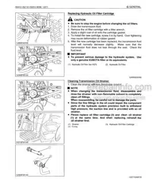 Photo 3 - Kubota B2410HSDB B2410HSD B2410HSE B2710HSD B2910HSD B2410 B2710 B2910 Workshop Manual Tractor