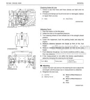 Photo 1 - Kubota BX1830 BX2230 Workshop Manual Tractor 97897-13090