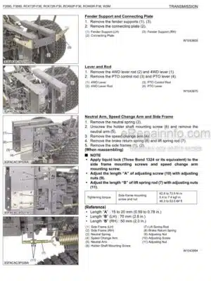 Photo 4 - Kubota F2880 F3680 RCK72P-F36 RCK72R-F36 RCK60P-F36 RCK60R-F36 Workshop Manual Mower 9Y011-15552