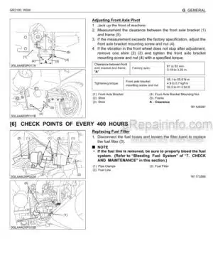 Photo 7 - Kubota GR2100 RCK48GR Workshop Manual Mower 9Y011-15461