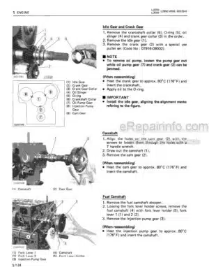 Photo 5 - Kubota L2250 L2550 L2550GST L2850 L2850GST L3250 Workshop Manual Tractor 9Y011-10066