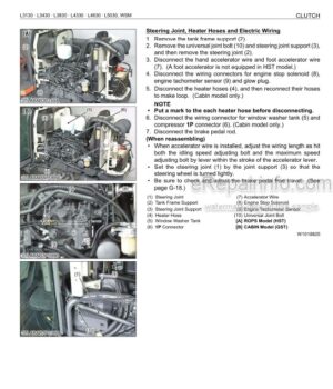 Photo 7 - Kubota L3130 L3430 L3830 L4330 L4630 L5030 Workshop Manual Tractor 97897-13050