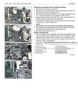 Photo 6 - Kubota M90 M110 M120 Workshop Manual Tractor 97897-12940