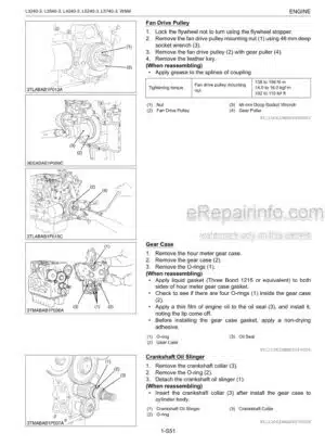 Photo 9 - Kubota L3240-3 L2540-3 L4240-3 L5240-3 L5740-3 Workshop Manual Tractor 9Y111-06241