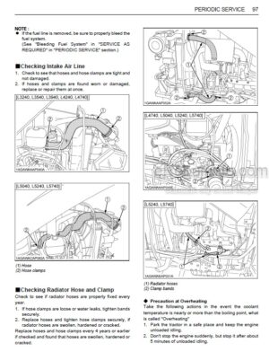 Photo 1 - Kubota L3240-3 To L5740-3 Operators Manual Tractor TD270-1957-4 TD277-1974-1