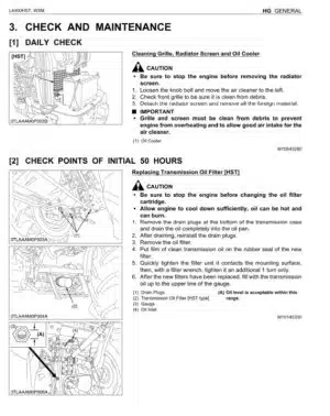 Photo 6 - Kubota L4400HST Workshop Manual Supplement Tractor 9Y111-02081