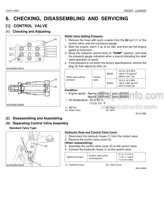 Photo 1 - Kubota LA403 Workshop Manual Front Loader 9Y011-17250