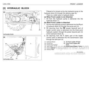 Photo 8 - Kubota LA844 Workshop Manual Front Loader 9Y111-01680