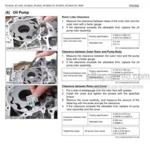 Photo 1 - Kubota M100GX To M135GX-FS Workshop Manual Tractor 9Y111-20443