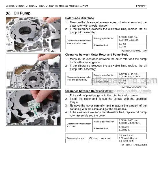Photo 1 - Kubota M100GX To M135GX-FS Workshop Manual Tractor 9Y111-20443