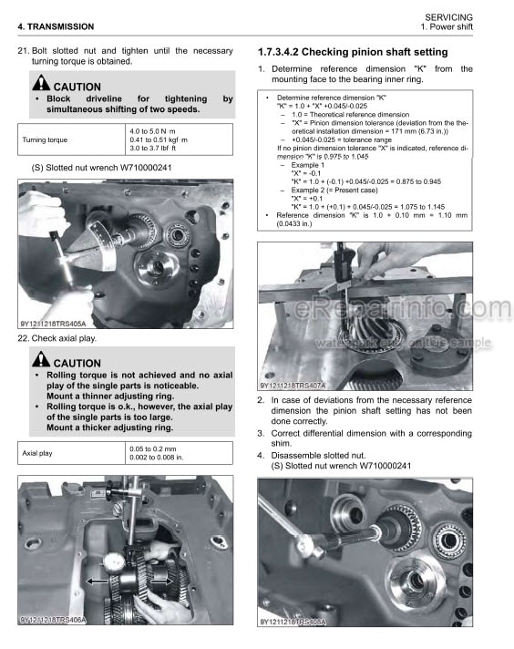 Photo 1 - Kubota M7-131 M7-151 M7-171 Workshop Manual Tractor 9Y111-12187