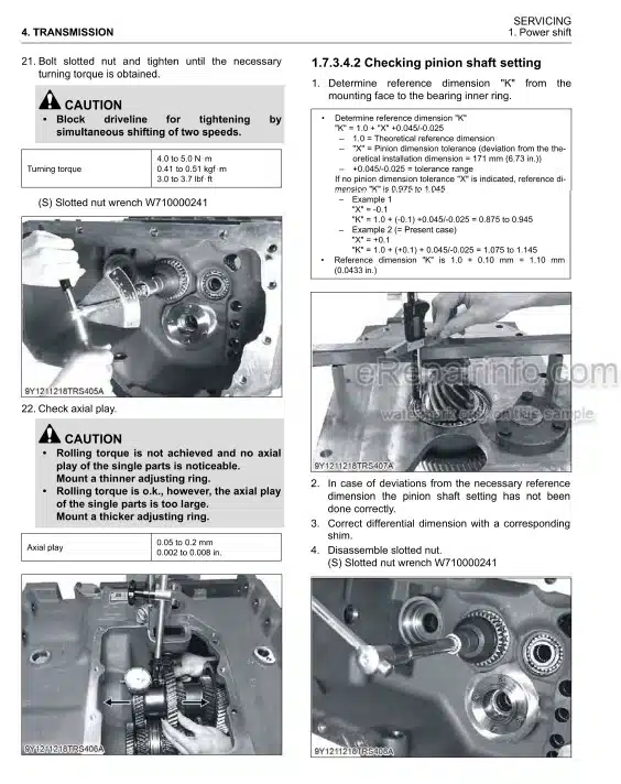 Photo 1 - Kubota M7-131 M7-151 M7-171 Workshop Manual Tractor 9Y111-12187
