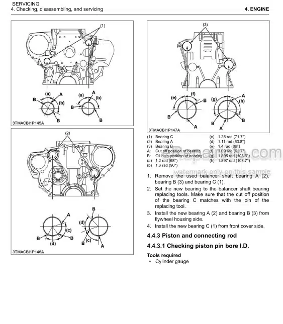 Photo 1 - Kubota M7132 M7152 M7172 DE Tier Workshop Manual Tractor 9Y111-24380