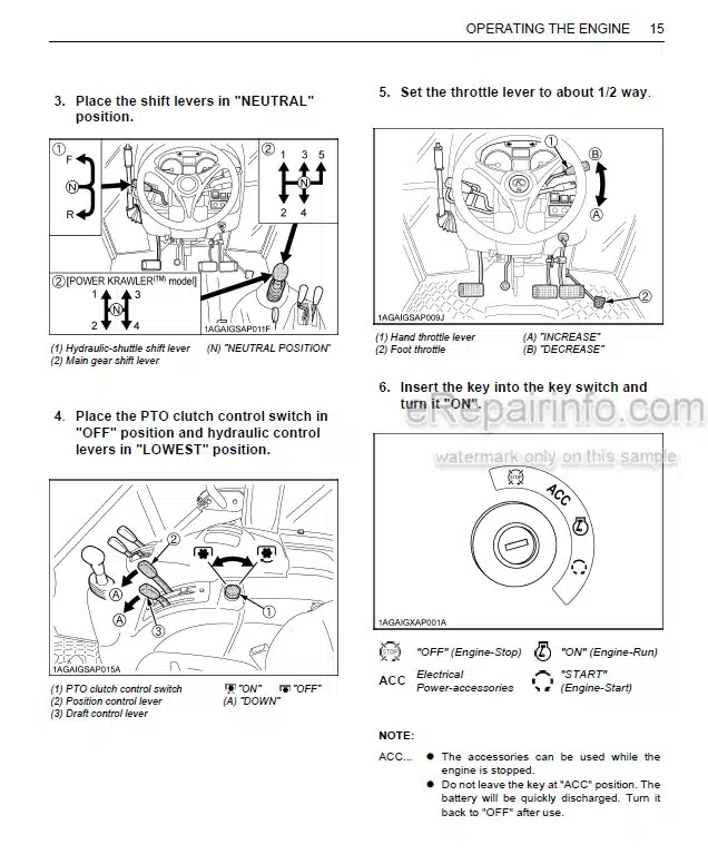 Photo 1 - Kubota M8540 Narrow Operators Manual Power Krawler Tractor 3C877-9971-4