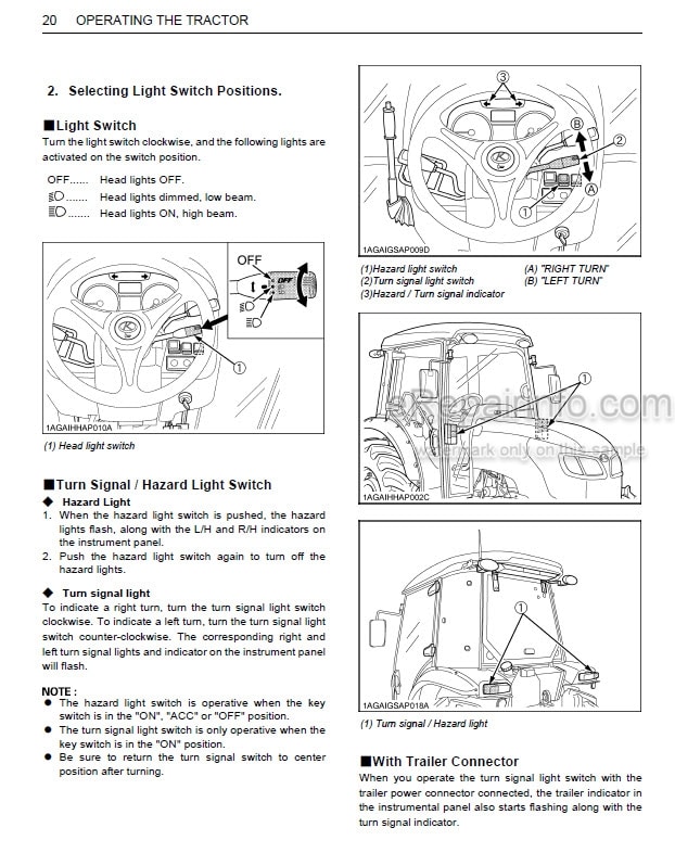 Photo 1 - Kubota M8540 Narrow Operators Manual Tractor With Cab 3C873-9971-2
