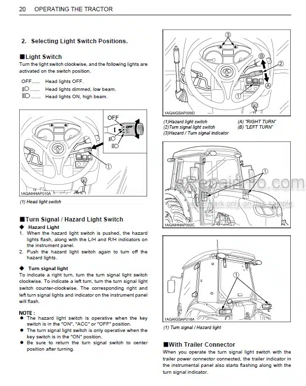 Photo 1 - Kubota M8540 Narrow Operators Manual Tractor With Cab 3C873-9971-2