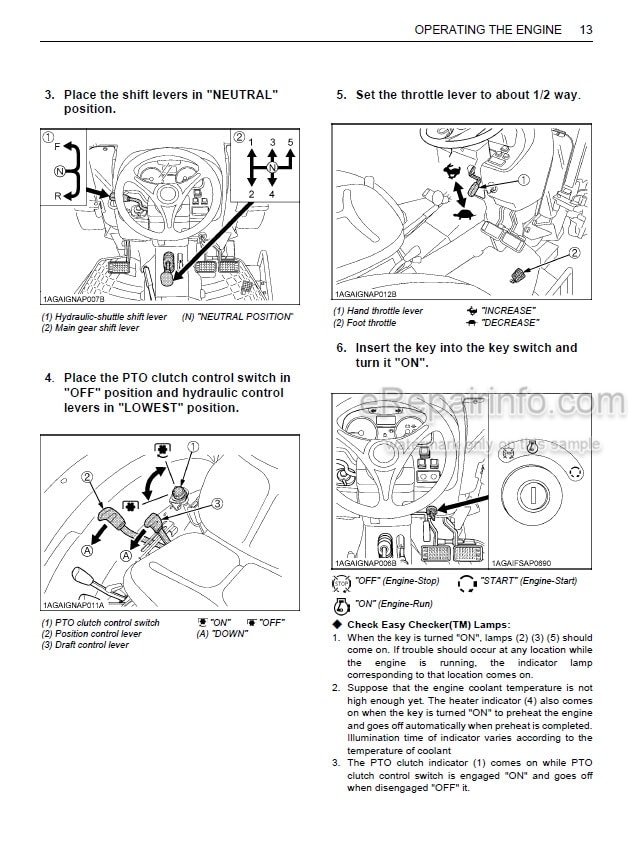 Photo 1 - Kubota M8540 Narrow Operators Manual Tractor Without Cab 3C473-9971-2