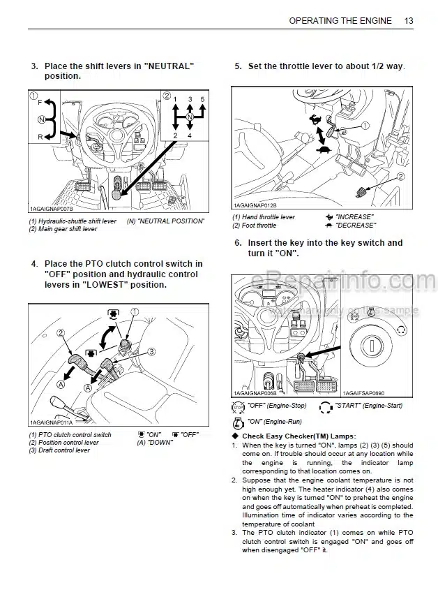 Photo 1 - Kubota M8540 Narrow Operators Manual Tractor Without Cab 3C473-9971-2