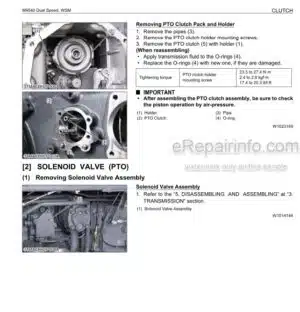 Photo 1 - Kubota M9540 Dual Speed Workshop Manual Tractor 9Y111-03803