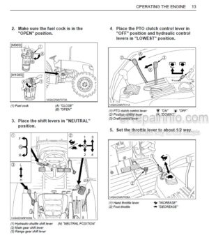 Photo 12 - Kubota M96SDTM Operators Manual Tractor 3N470-9971-2