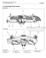 Photo 4 - Kubota RCK60-30BB RCK72-30BB Workshop Manual Mower 9Y111-23370
