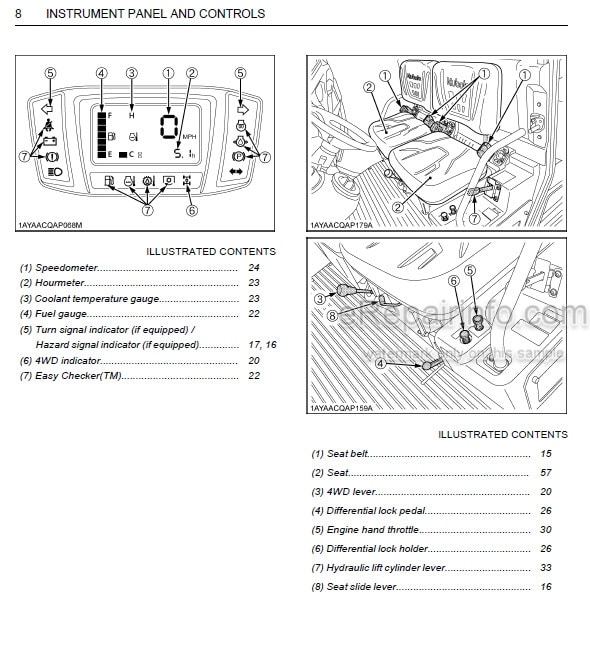 Photo 1 - Kubota RTV-X1100C Operators Manual Utility Vehicle K7731-7121-8