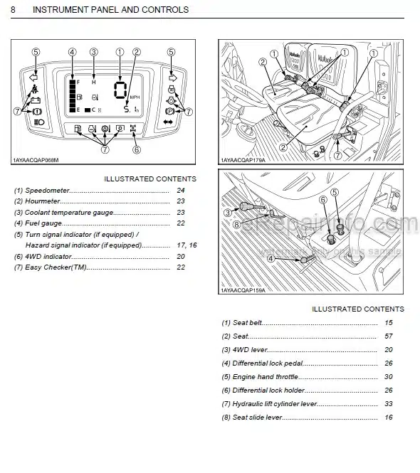 Photo 1 - Kubota RTV-X1100C Operators Manual Utility Vehicle K7731-7121-8