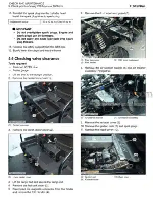 Photo 6 - Kubota Z411KW-AU Z421KW-AU Z412KW-AU Z422KW-AU Workshop Manual Utility Vehicle 9Y111-18073