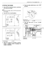 Photo 2 - Kubota SQ1120 To SQ3300 Operators Manual Diesel Generator 1G296-8914-1