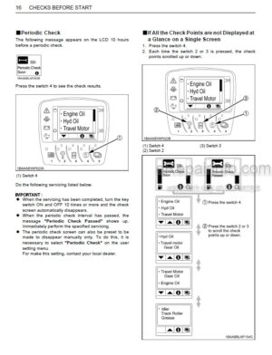 Photo 1 - Kubota U35-4 Operators Manual Compact Excavator RC788-8131-5