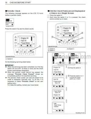Photo 2 - Kubota U35-4 Operators Manual Compact Excavator RC788-8131-5