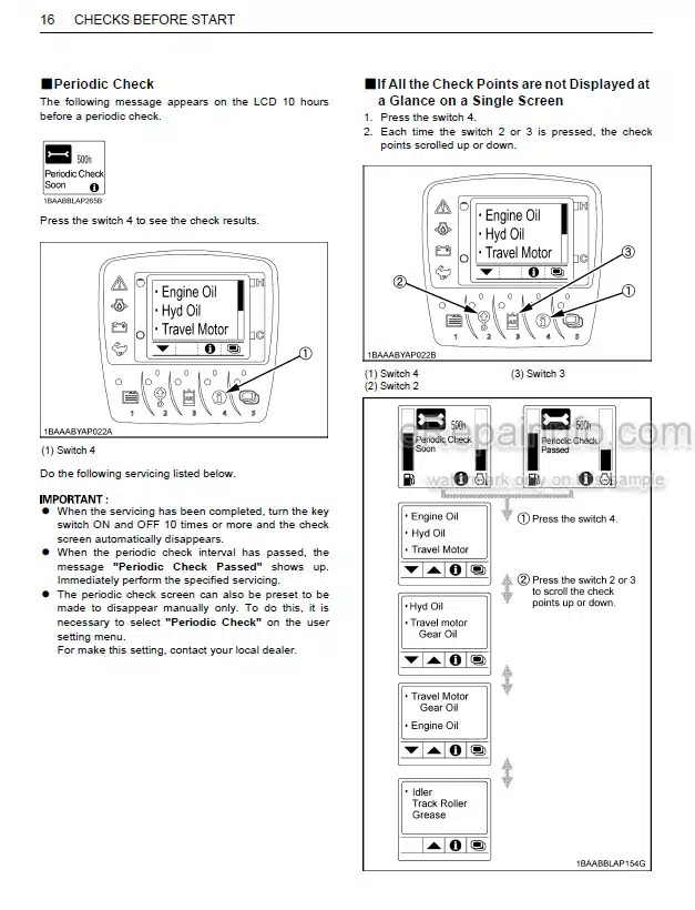 Photo 1 - Kubota U35-4 Operators Manual Compact Excavator RC788-8131-5