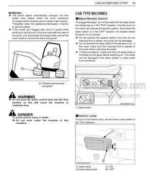 Photo 9 - Kubota U48-4 Operators Manual Compact Excavator RD458-8131-2