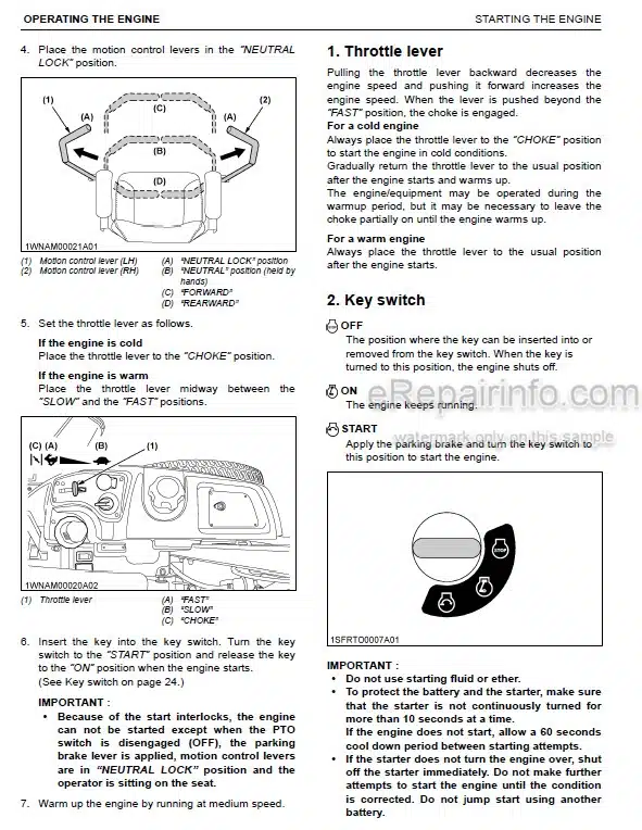 Photo 1 - Kubota Z231BR-AU To Z251KH-AU Operators Manual Zero Turn Mower K3014-7127-1