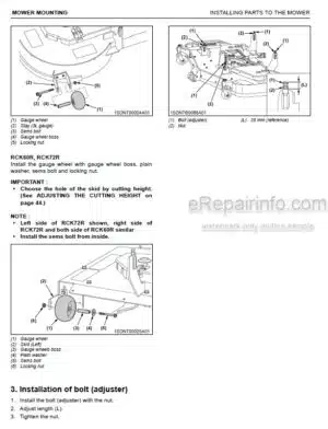 Photo 2 - Kubota ZD1211-AU ZD1221R-AU ZD1221L-AU ZD1221RL-AU Operators Manual Zero Turn Mower K3444-7126-1