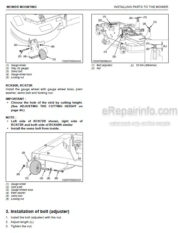 Photo 1 - Kubota ZD1211-AU ZD1221R-AU ZD1221L-AU ZD1221RL-AU Operators Manual Zero Turn Mower K3444-7126-1
