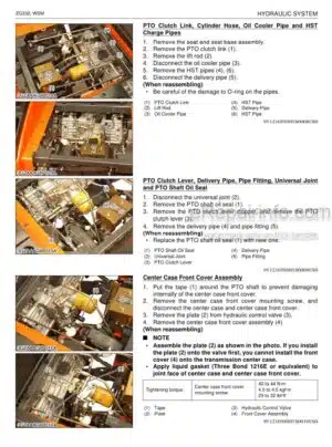 Photo 12 - Kubota ZG332 Workshop Manual Mower 9Y111-05891