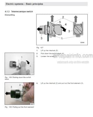 Photo 9 - Bomag BC473RB-4 BC473RS-4 BC473EB-4 Service Manual Refuse Compactor Fast Moving Soil Compactor 00840022