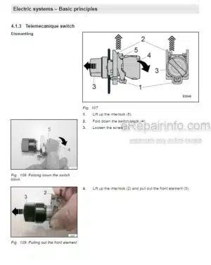 Photo 7 - Bomag BC473RB-4 BC473RS-4 BC473EB-4 Service Manual Refuse Compactor Fast Moving Soil Compactor 00840022