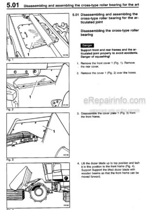 Photo 12 - Bomag BC570RB BC670RB Instructions For Repair Sanitary Landfill Compactor 00819147