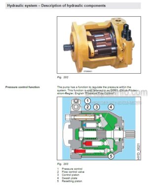 Photo 9 - Bomag BC573RB-4 Service Manual Refuse Compactor 00840050