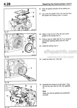 Photo 11 - Bomag BC601RB BC601RS Instructions For Repair Sanitary Landfill Compactor 00819144