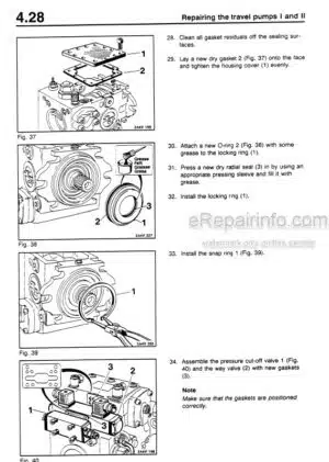 Photo 10 - Bomag BC601RB BC601RS Instructions For Repair Sanitary Landfill Compactor 00819144