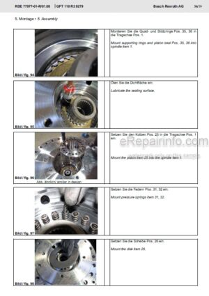 Photo 13 - Bomag BC672RB-2 To BC772EB-2 Service Manual Sanitary Landfill Fast Moving Soil Compactor 00891153