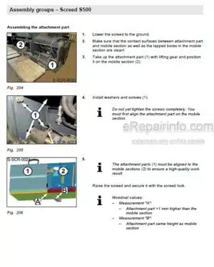 Photo 6 - Bomag BF800C Service Manual Road Finisher 00891773 SN1