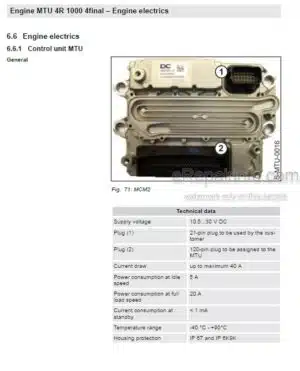 Photo 4 - Bomag BF700C S500 Service Manual Paver 00840008