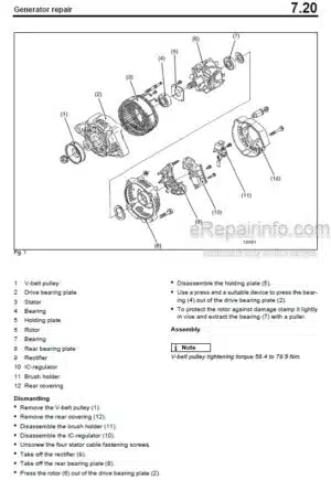 Photo 7 - Bomag BMP8500 Service Manual Multi Purpose Compactor 00891577