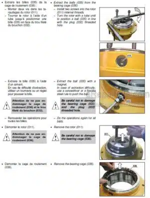 Photo 5 - Bomag BW124D BW124PD BW124PDB Instructions For Repair Single Drum Roller 0852636